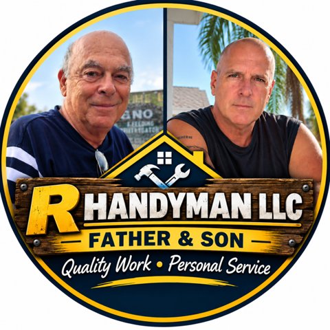 Ron George Sr. and Ron George Jr., R Handyman LLC, Father and Son. Quality Work, Personal Service.
